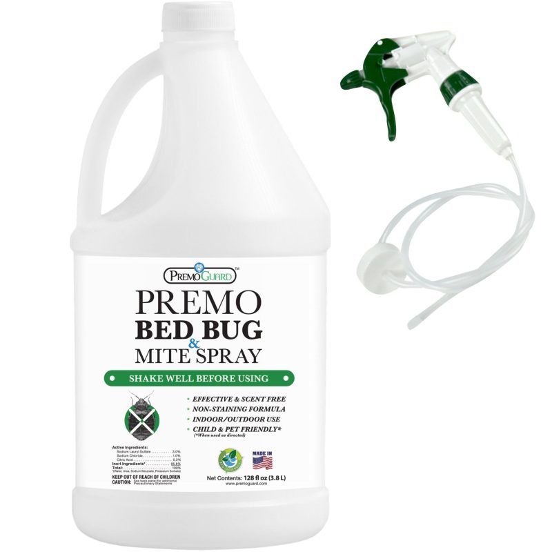 PremoBedBug MiteKiller LiceKillerSpray 128ounce NaturalNonToxic Safe Eco Friendly