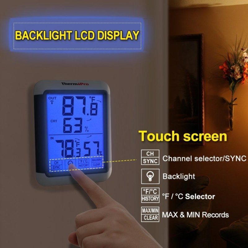 ThermoPro TP 65 Backlight Touchscreen